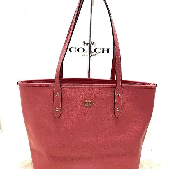 🔥NWT!| Coach Zip Top Tote Handbag Poeny Pink Msrp:$325.00 - Picture 2 of 12
